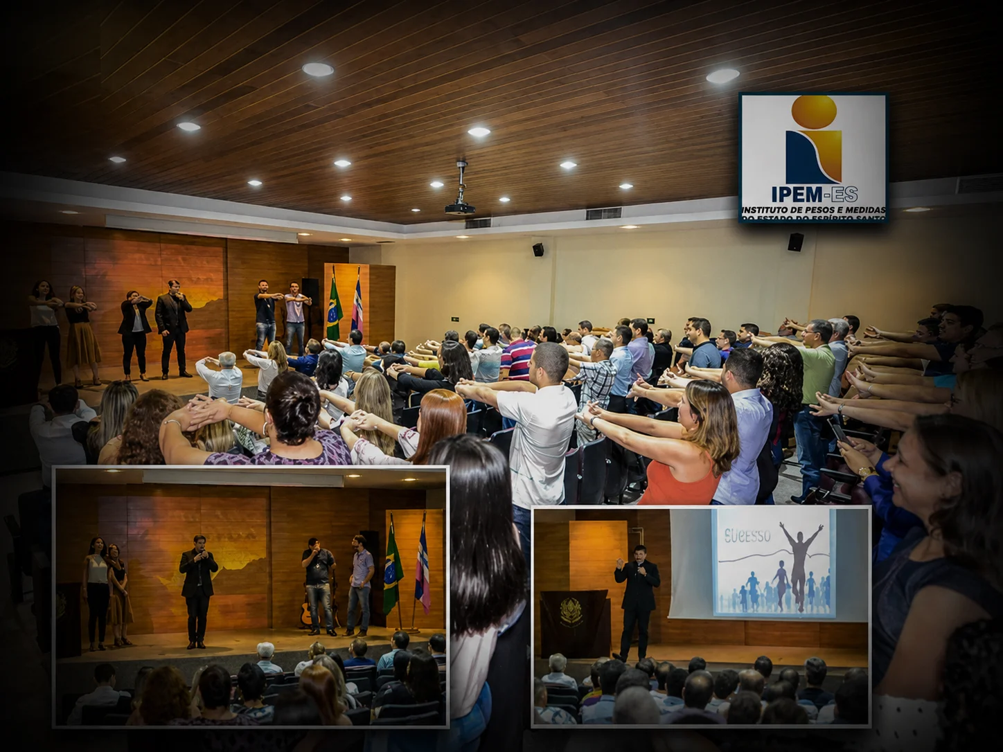 Palestra Motivacional sobre Clima Organizacional com Aloisio Trancoso
