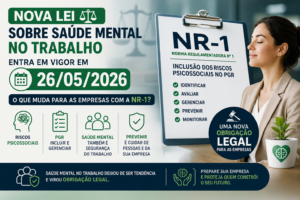 NR-1 Saúde Mental no Trabalho e riscos psicossociais